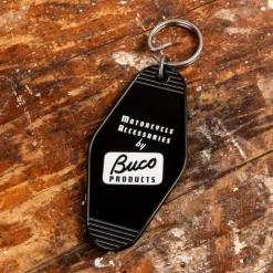 The Real McCoy's Motel Key Ring Black