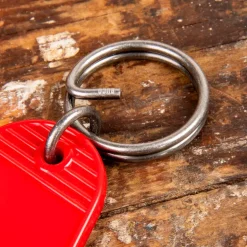 The Real McCoy's Motel Key Ring Red