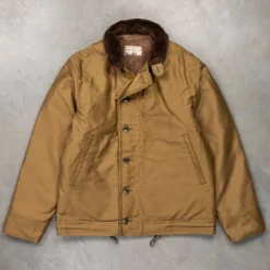 The Real McCoy's N-1 Deck Jacket Khaki