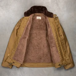 The Real McCoy's N-1 Deck Jacket Khaki