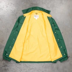 The Real McCoy's Nylon Cotton Lined Coach Jacket Forest