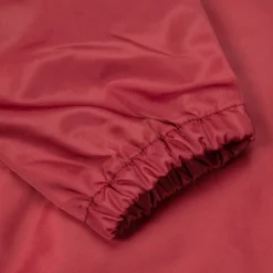 The Real McCoy's Nylon Cotton Lined Coach Jacket Burgundy