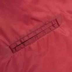 The Real McCoy's Nylon Cotton Lined Coach Jacket Burgundy