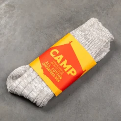 The Real McCoy's Outdoor 'Camp' Socks Snow Gray