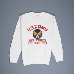 The Real McCoy's 10oz Loopwheel Sweatshirt USAF Hill Field