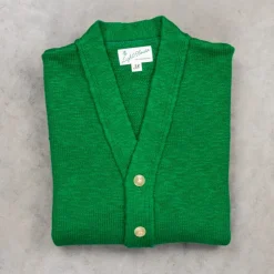 The Real McCoy's Summer Cardigan Green