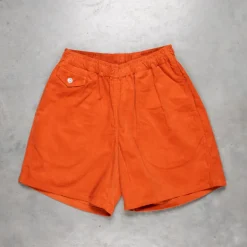 The Real McCoy's Summer Corduroy Swim Shorts Salmon