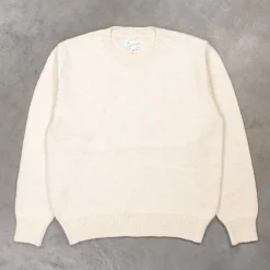 The Real McCoy's Summer Sweater Crew Neck Ecru