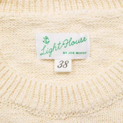 The Real McCoy's Summer Sweater Crew Neck Ecru