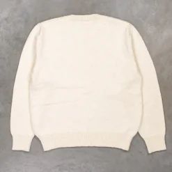 The Real McCoy's Summer Sweater Crew Neck Ecru