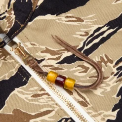 The Real McCoy's Tiger Camouflage Parka Gold tone