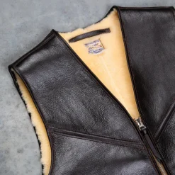 The Real McCoy's Type C-3 Vest MFG. Co Seal Brown