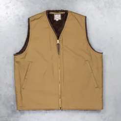 The Real McCoy's USN Alpaca Vest Khaki