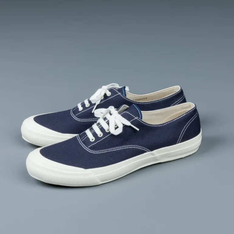 The Real McCoy's U.S.N. Cotton Canvas Deck Shoes navy