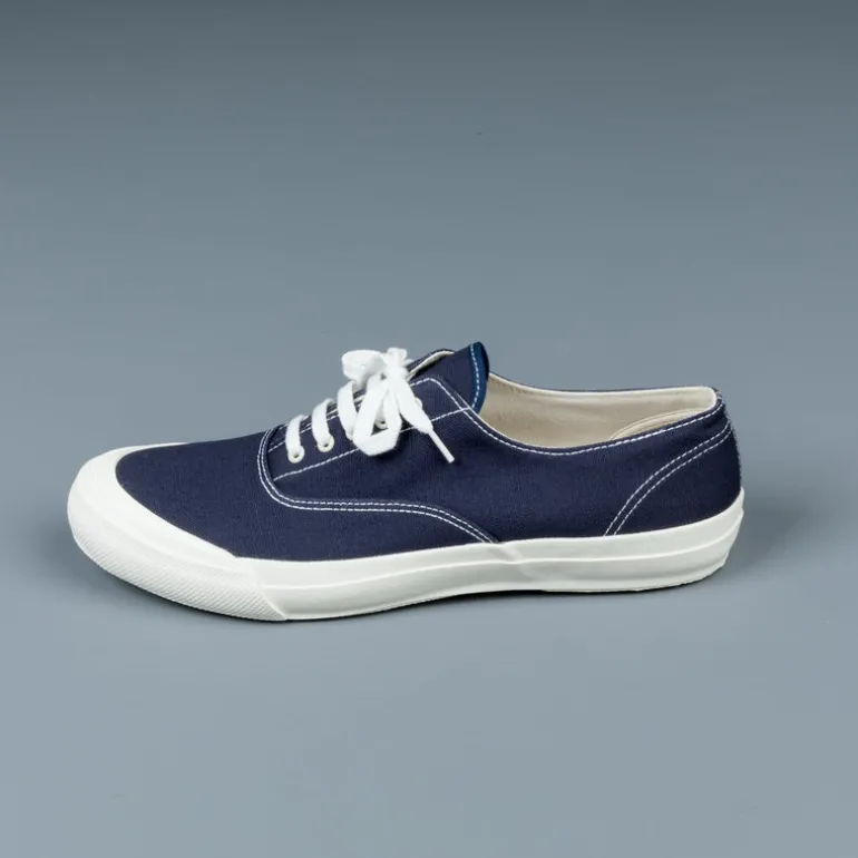 The Real McCoy's U.S.N. Cotton Canvas Deck Shoes navy