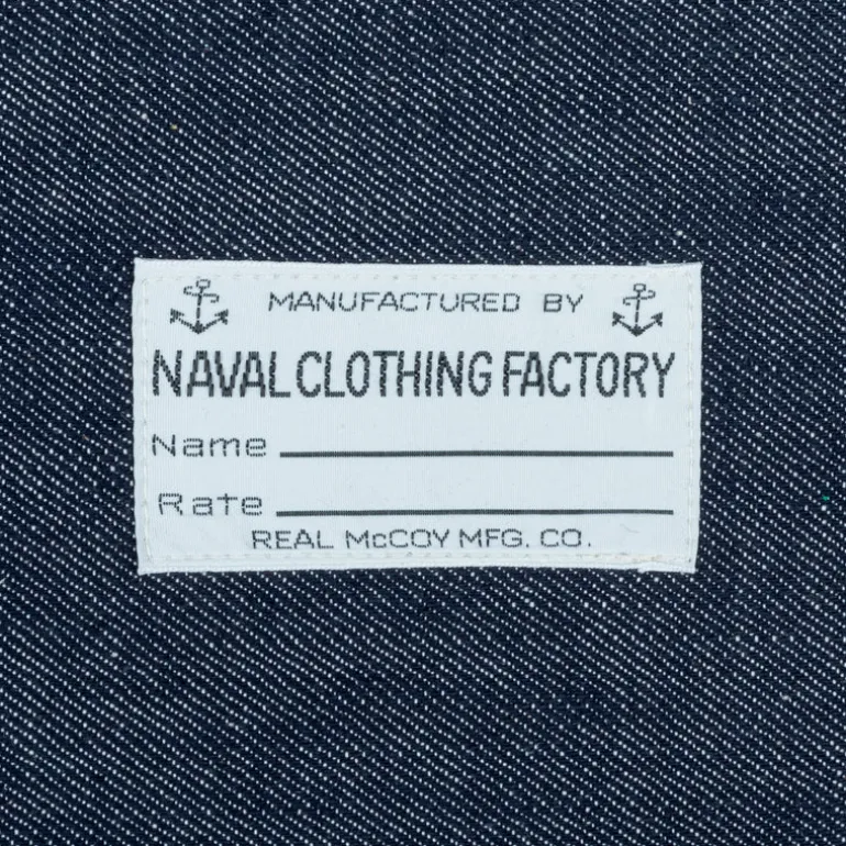 The Real McCoy's U.S.N. Cotton Canvas Deck Shoes navy