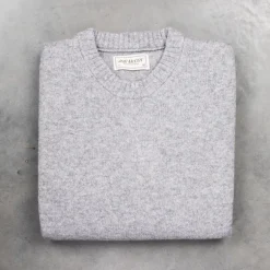 The Real McCoy's Wool Crewneck Sweater Grey
