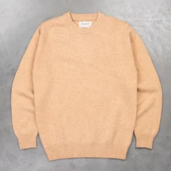 The Real McCoy's Wool Crew Neck Sweater Beige