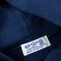 Velva Sheen 10 oz pullover hoodie Heather Navy