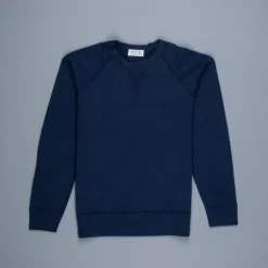 Velva Sheen 10 Oz Raglan "WV" Sweat Navy