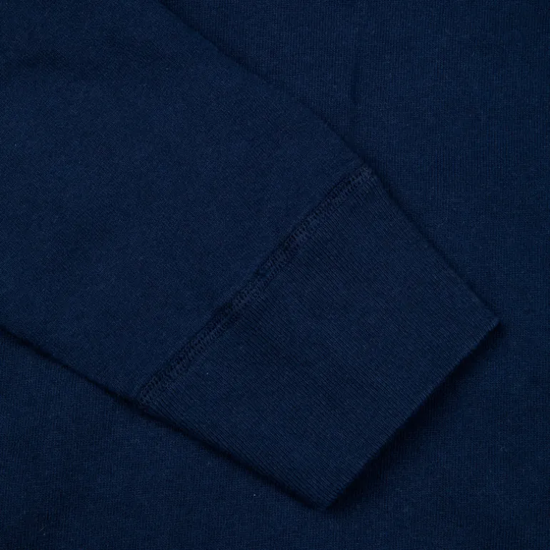 Velva Sheen 10 Oz Raglan "WV" Sweat Navy