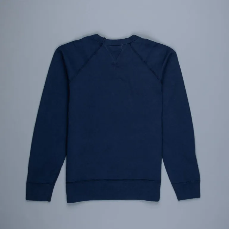 Velva Sheen 10 Oz Raglan "WV" Sweat Navy