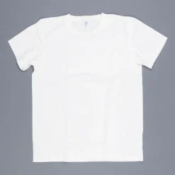 Velva Sheen 2 pack pocket tee 1white 1 oatmeal