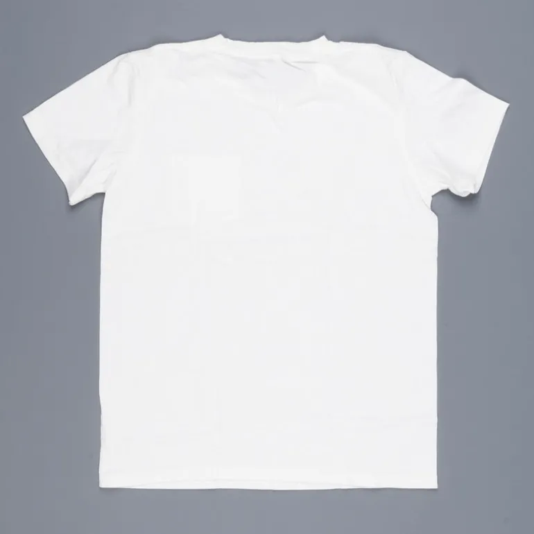 Velva Sheen 2 pack pocket tee 1white 1 oatmeal