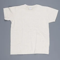 Velva Sheen 2 pack pocket tee 1white 1 oatmeal