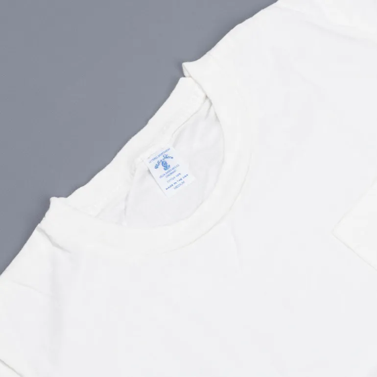 Velva Sheen 2 pack pocket tee 1white 1 oatmeal