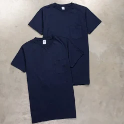 Velva Sheen 2-Pack Pocket Tee's navy