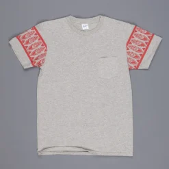 Velva Sheen Polynesian tee heather grey