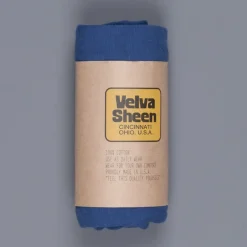 Velva Sheen Roll Tee in Blue