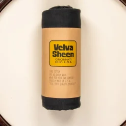 Velva Sheen Roll Tee in Black