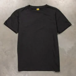 Velva Sheen Roll Tee in Black