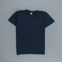 Velva Sheen Roll Tee in Navy
