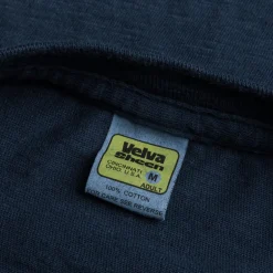 Velva Sheen Roll Tee in Navy