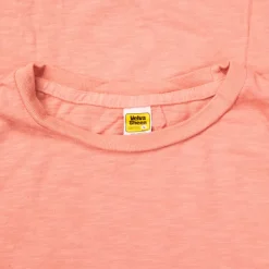 Velva Sheen Roll Tee in Peach