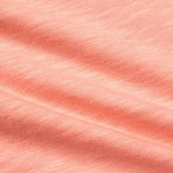 Velva Sheen Roll Tee in Peach