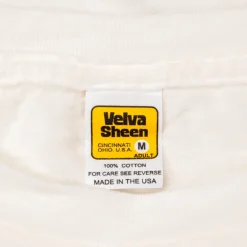 Velva Sheen Roll Tee in White