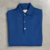 William Lockie Birdseye Solid Merino Wool Polo Dearne