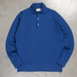 William Lockie Birdseye Solid Merino Wool Polo Dearne
