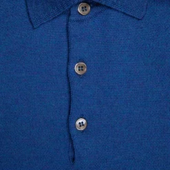 William Lockie Birdseye Solid Merino Wool Polo Dearne