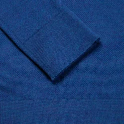 William Lockie Birdseye Solid Merino Wool Polo Dearne