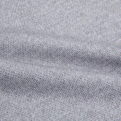 William Lockie Birdseye Solid Merino Wool Polo Grey