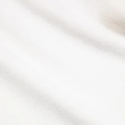 William Lockie Birdseye Solid Merino Wool Polo Ice White