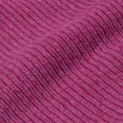 William Lockie Cashmere Ribbed Hat And Scarf Set Loganberry