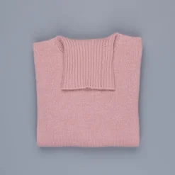 William Lockie Gullan Cashmere Roll Neck Ash
