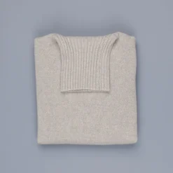 William Lockie Gullan Cashmere Roll Neck Cloud