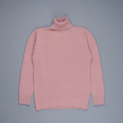 William Lockie Gullan Cashmere Roll Neck Ash